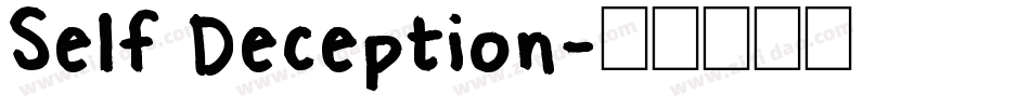 Self Deception字体转换